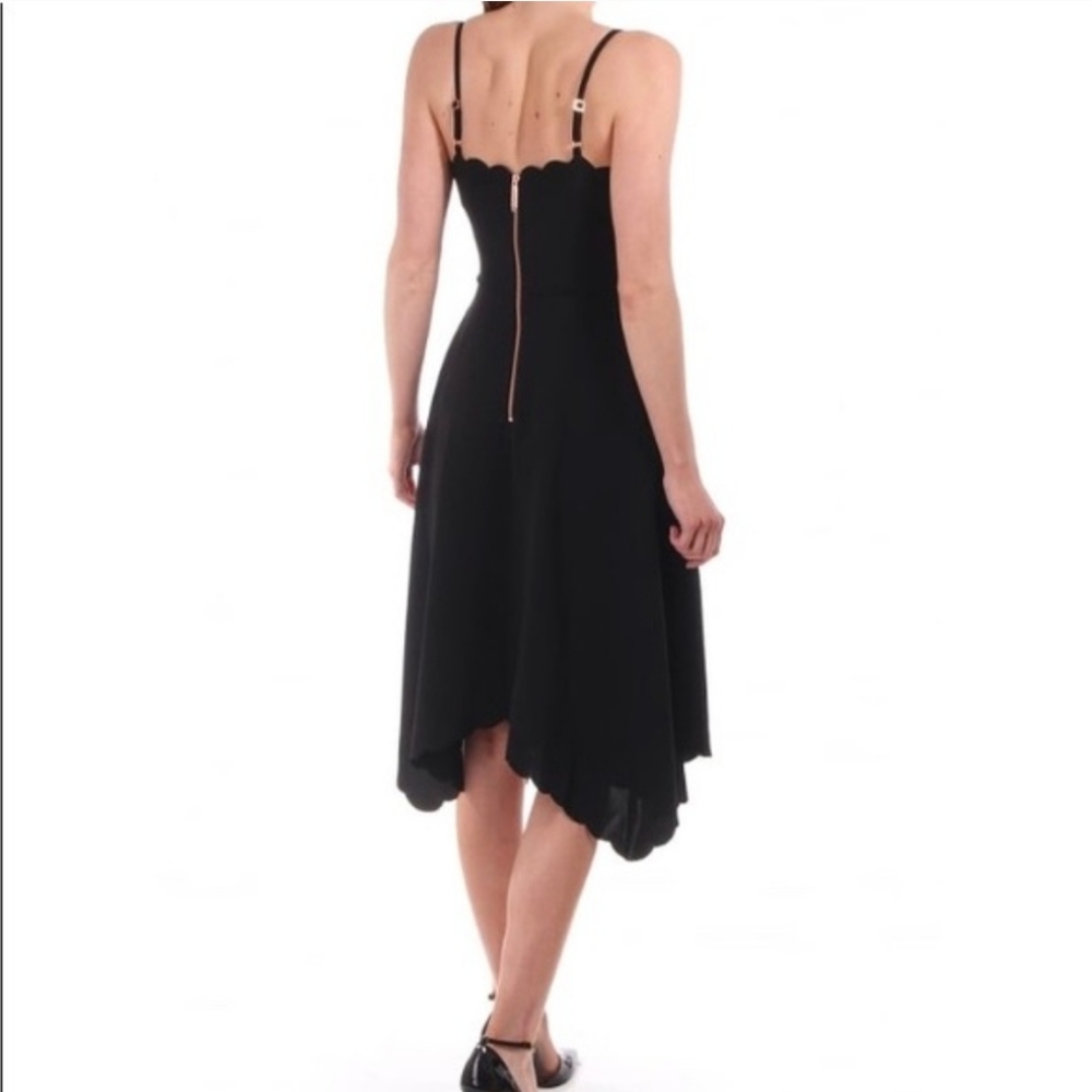 Ted Baker London Scallop Simbah Asymmetric Dress - Picture 9 of 12